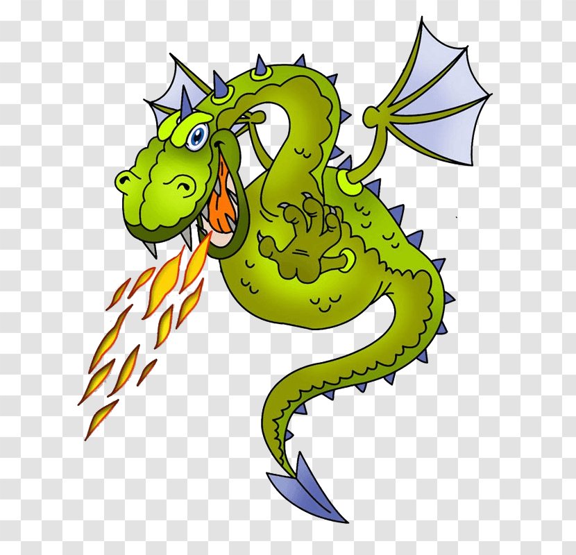 Clip Art Dragon Image Free Content - Fictional Character - Dino Transparent PNG