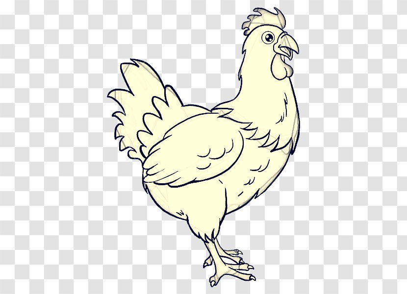 Bird Chicken Rooster Beak Comb - Fowl Livestock Transparent PNG