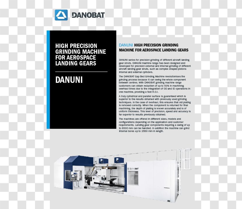 Grinding Machine Danobat Catalog Transparent PNG