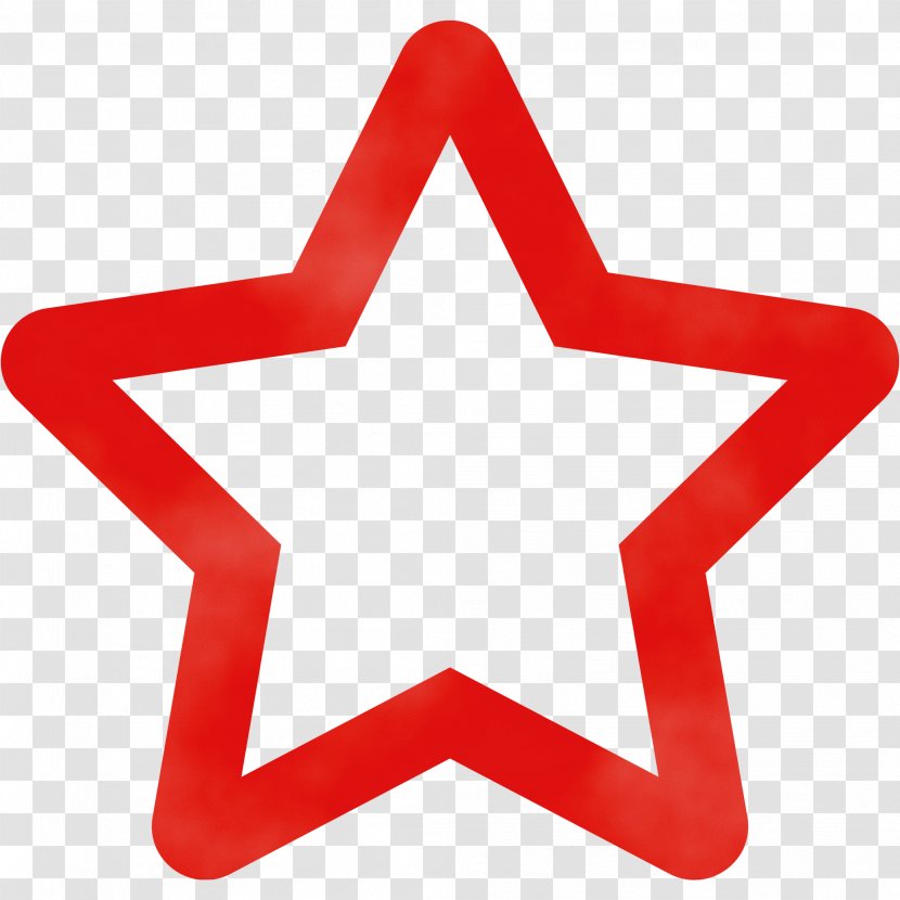 Red Star - Logo Sign Transparent PNG