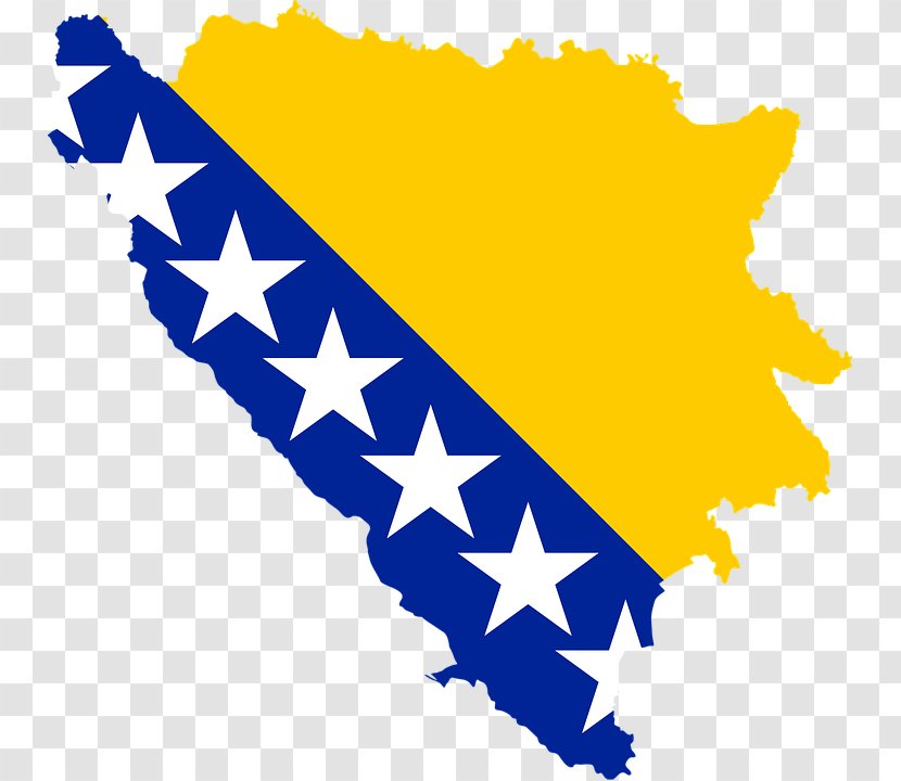 Flag Of Bosnia And Herzegovina Map Clip Art - Stock Photography - Imam ALI Transparent PNG