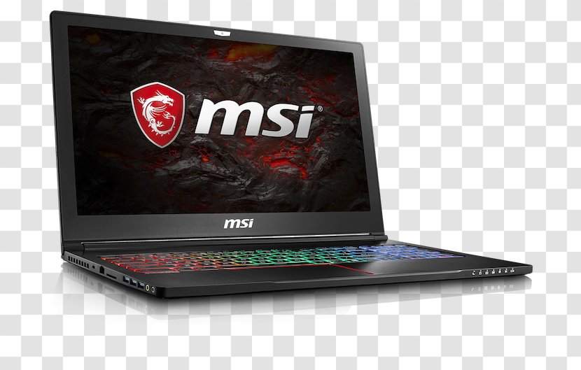Laptop Kaby Lake MSI GS63 Stealth Pro Intel Core I7 - Part Transparent PNG