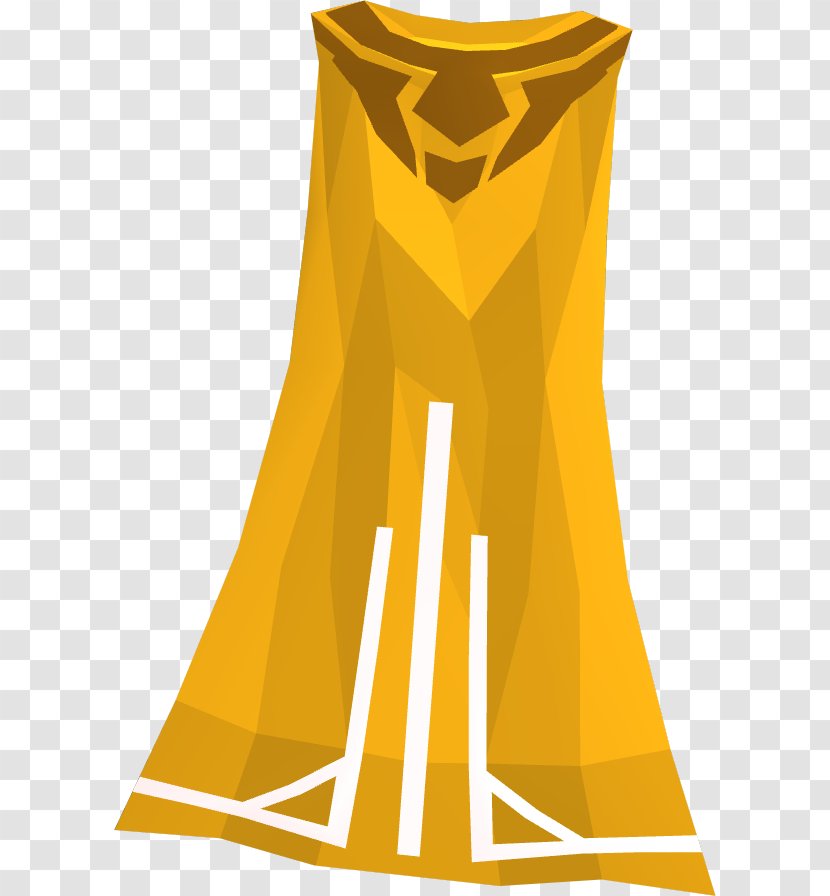 RuneScape Outerwear Cloak Velvet - Yellow - Wiki Transparent PNG