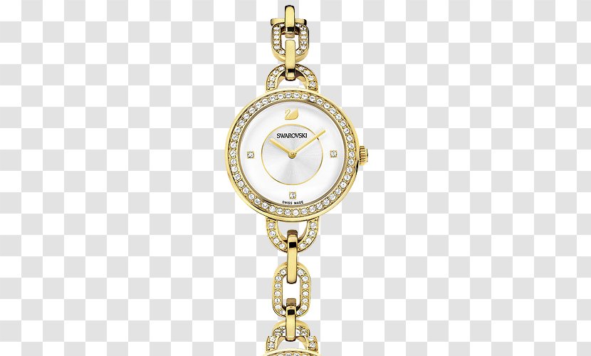 Watch Swarovski AG Bracelet Swiss Made Colored Gold - Jewellery - Diamond Transparent PNG