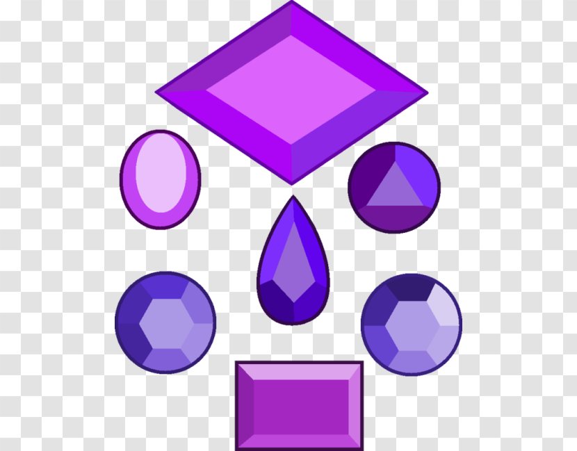 Purple Gemstone Jewellery Amethyst Diamond - Steven Universe - Agate Transparent PNG