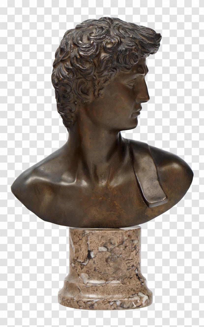David Sculpture - Michelangelo - Marble Metal Transparent PNG