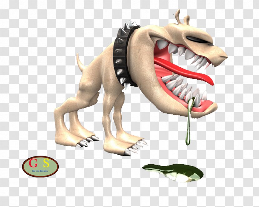 Tyrannosaurus Velociraptor Pit Bull Cartoon - Fictional Character - Hond Transparent PNG
