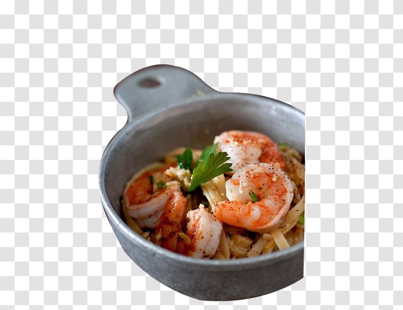 Thai Cuisine Pasta Shrimp Recipe Prawn - Animal Source Foods Transparent PNG