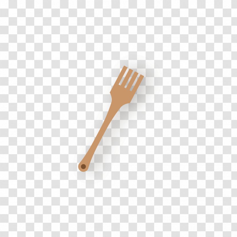 Spoon Fork Pattern - A Wooden Transparent PNG