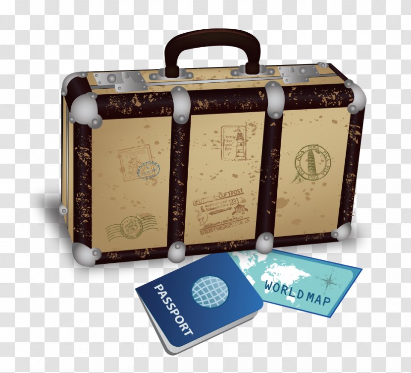 Passport Stamp Cherokee County, Georgia British - Box - Suitcase Transparent PNG