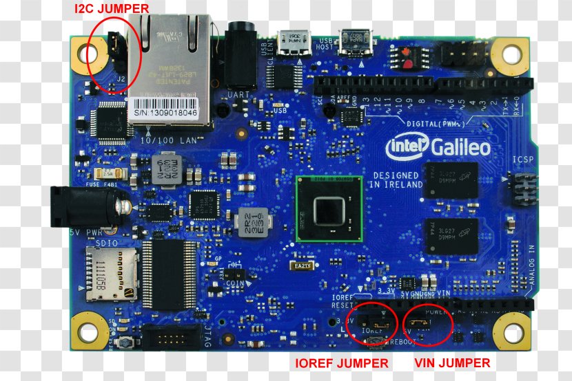 Microcontroller Intel Galileo Graphics Cards & Video Adapters Computer Hardware - Electronics Accessory Transparent PNG