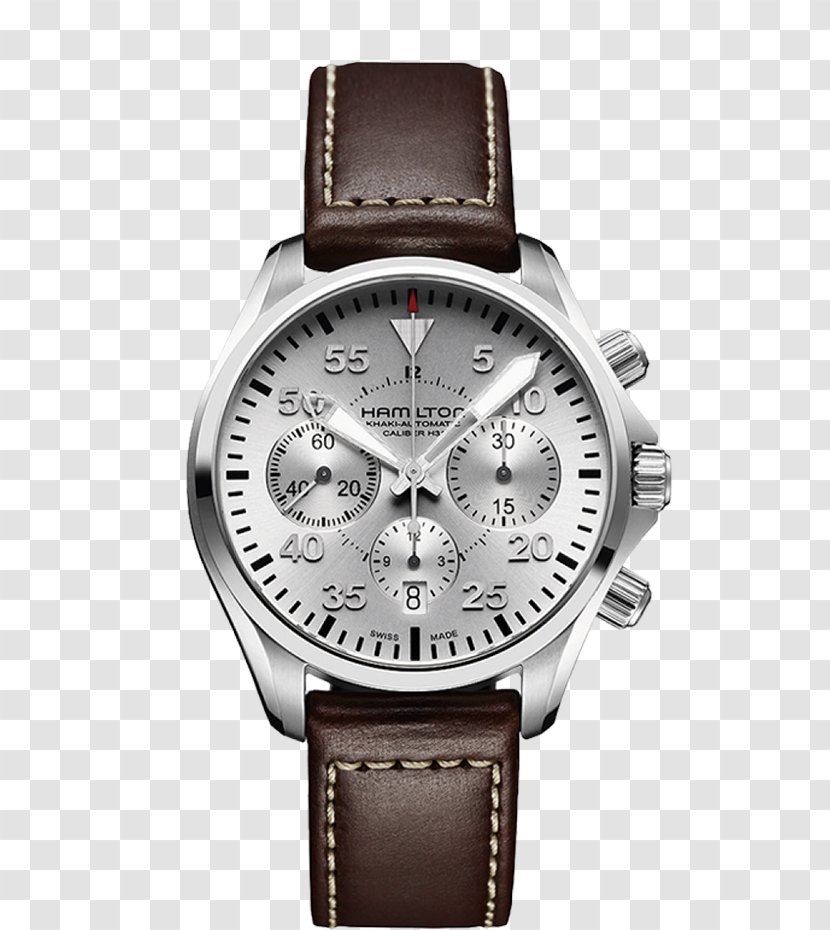 Hamilton Khaki Aviation Pilot Auto Watch Company Chronograph Men's X-Wind Chrono - Strap Transparent PNG