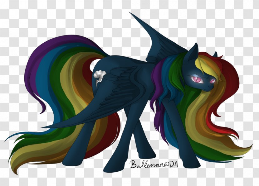Rainbow Dash Pony Princess Luna Applejack Nightmare - Organism - My Little Transparent PNG