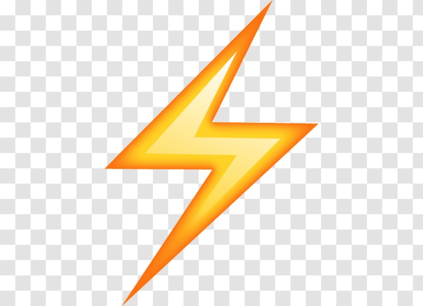 Emoji Pop! Lightning Sticker Thunder - Strike - Icon Transparent PNG
