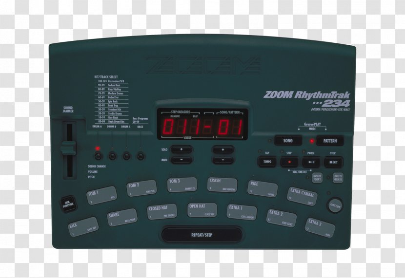 Drum Machine Zoom Corporation Product Manuals Effects Processors & Pedals Disc Jockey - Heart - H5 Interface Transparent PNG