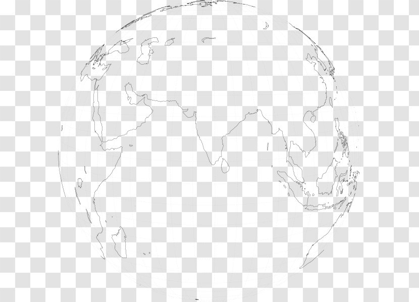 India Clip Art - Line - Globe Transparent PNG