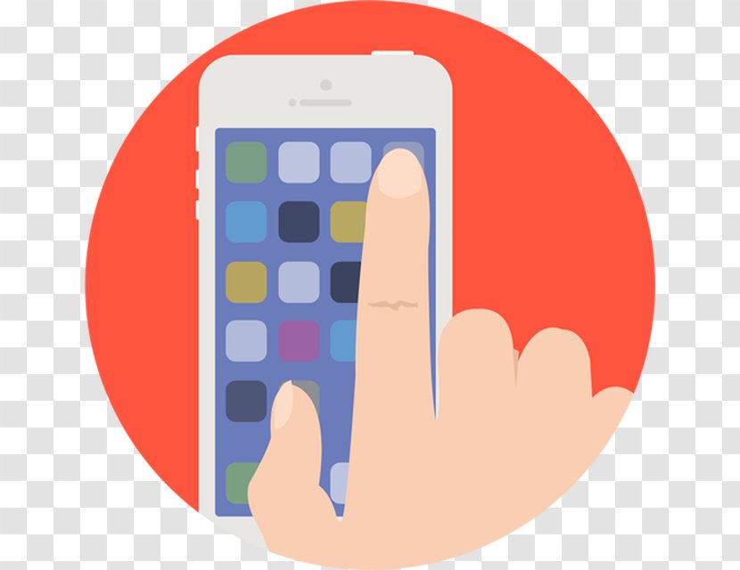 Mobile App Google Play Telephone World Wide Web - Thumb - Iphone In Hand Transparent Transparent PNG