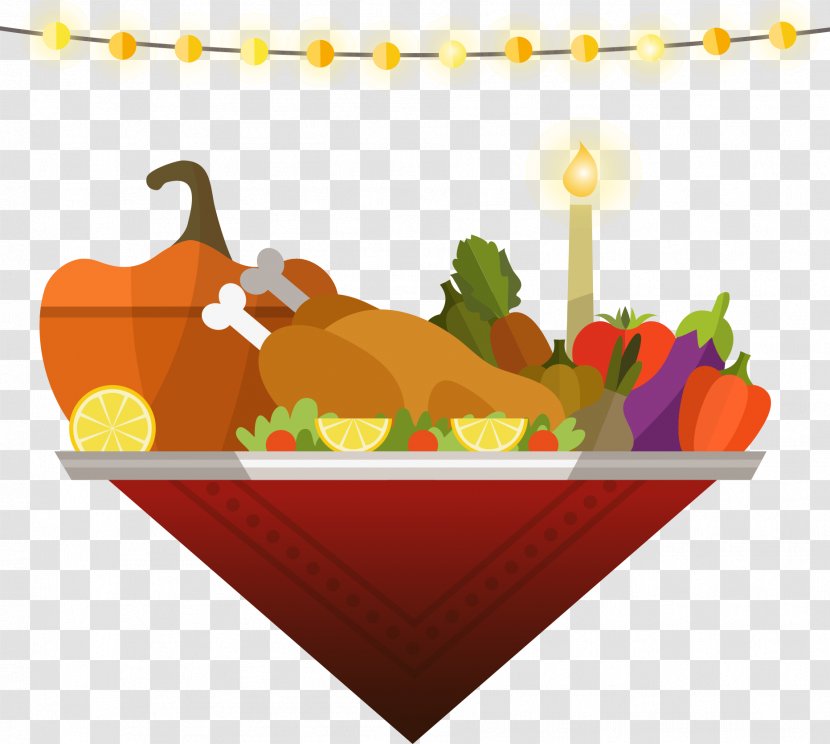 Turkey Thanksgiving Dinner - Heart - And Lighting Transparent PNG