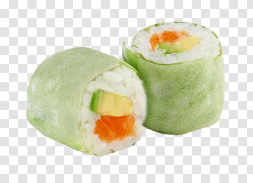 California Roll Makizushi Japanese Cuisine Sushi Vegetarian - Garnish Transparent PNG