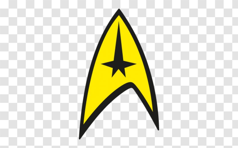 Logo Star Trek Symbol Decal Starfleet - Yellow Transparent PNG
