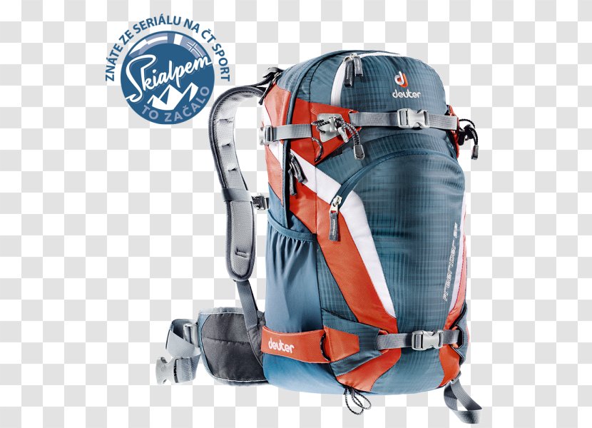 Backpack Deuter Sport Freeriding Mountaineering Camping Transparent PNG