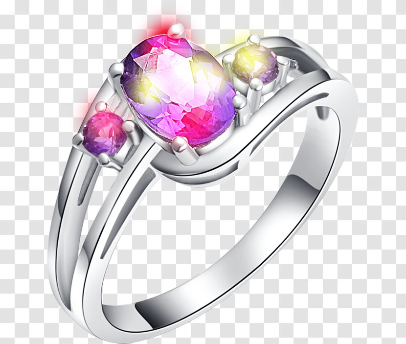 Ruby Ring Gemstone Diamond Jewellery - Body Jewelry Transparent PNG