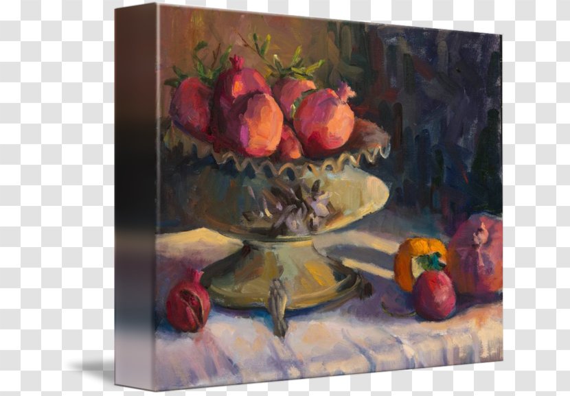 Still Life Oil Painting Reproduction Fine Art Work Of - Watercolor - Pomegranate Transparent PNG