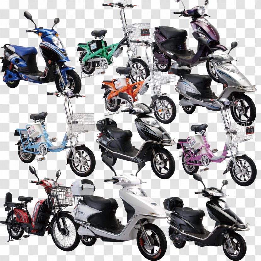 Electric Car Electricity - Scooter - Summary Transparent PNG