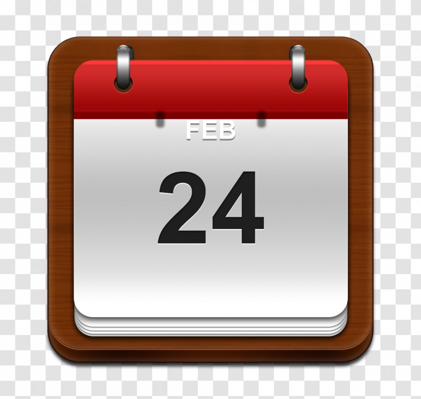 Calendaring Software Application Icon - Wood Board Calendar Transparent PNG