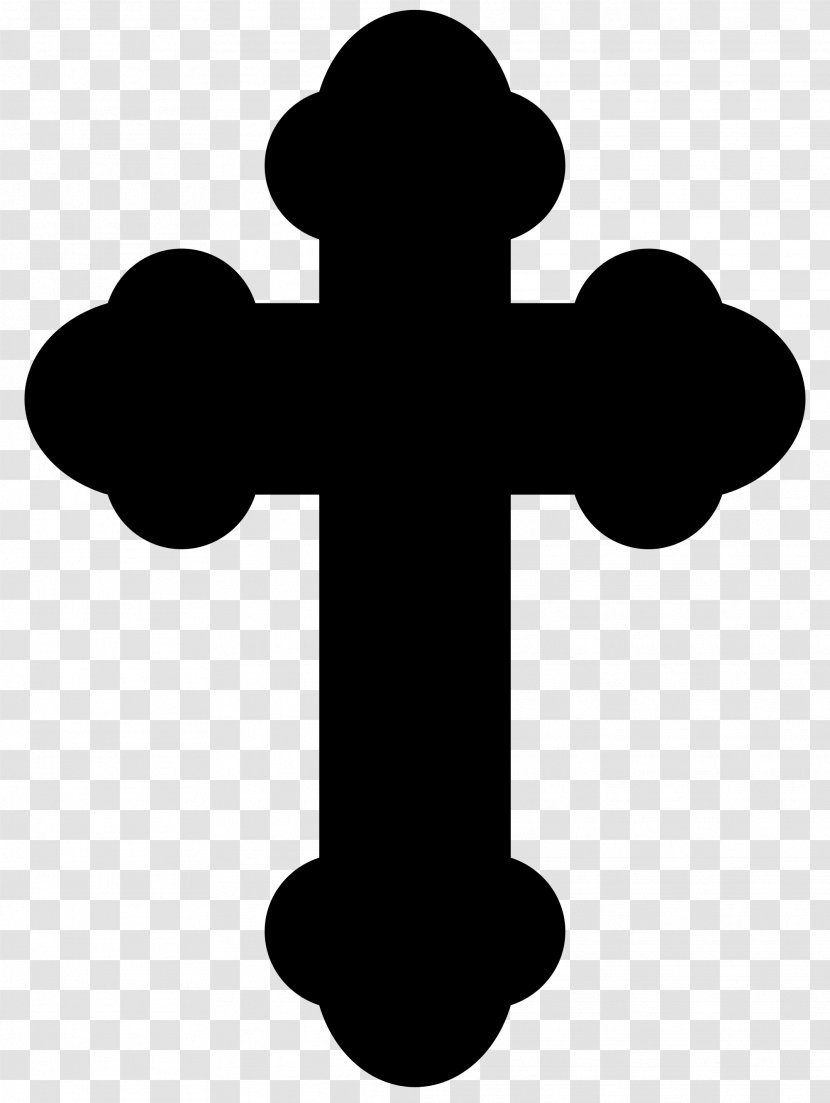 Russian Orthodox Cross Christian Eastern Church Clip Art - Christianity - Headstone Transparent PNG