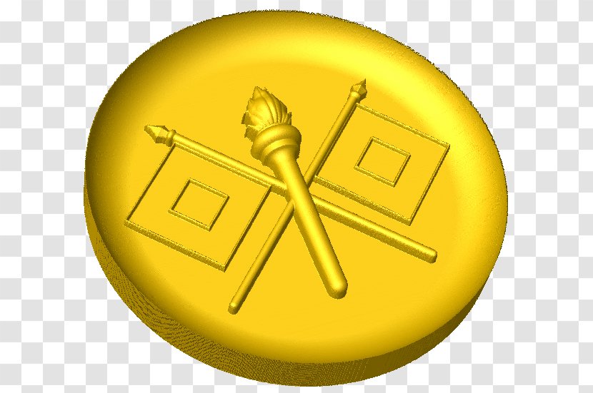 Yellow Symbol - Autorized Badge Transparent PNG