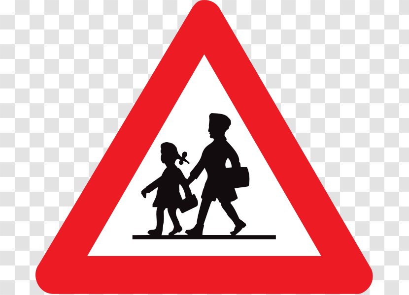 School Zone Traffic Sign Warning Road Signs In Singapore - Wet Transparent PNG