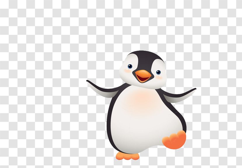 The Penguin In Snow Cartoon Clip Art - King - Swing Transparent PNG