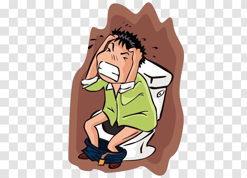 Toilet Stress Clip Art - A Man Who Holds His Head In The Transparent PNG