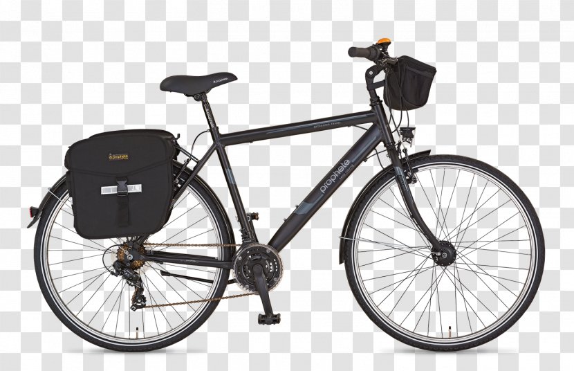 Trekkingrad Electric Bicycle Prophete City - Luggage Carrier Transparent PNG