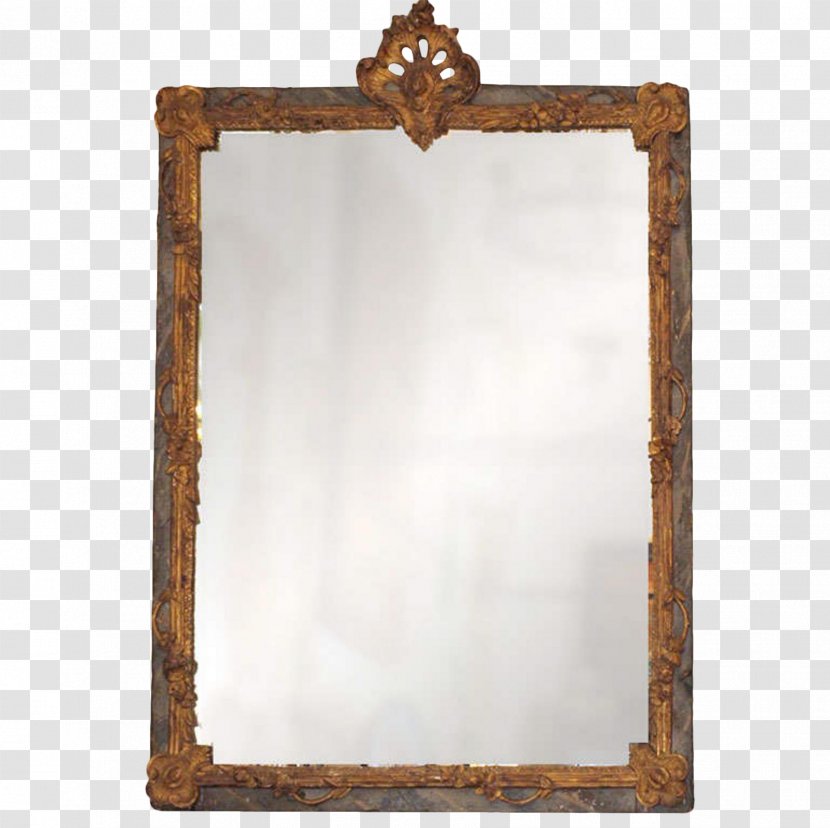 Antique Furniture Mirror Gilding Picture Frames - Glass Transparent PNG