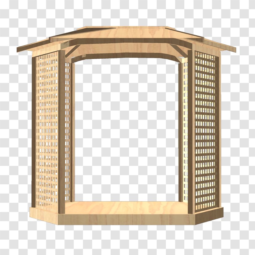 Gazebo Wood Canopy - Arch Transparent PNG