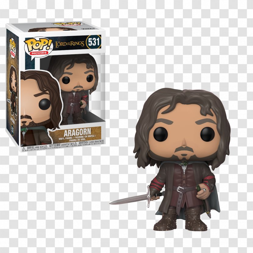 Aragorn The Lord Of Rings Funko Designer Toy Isildur - Action Figures - Gondor Transparent PNG