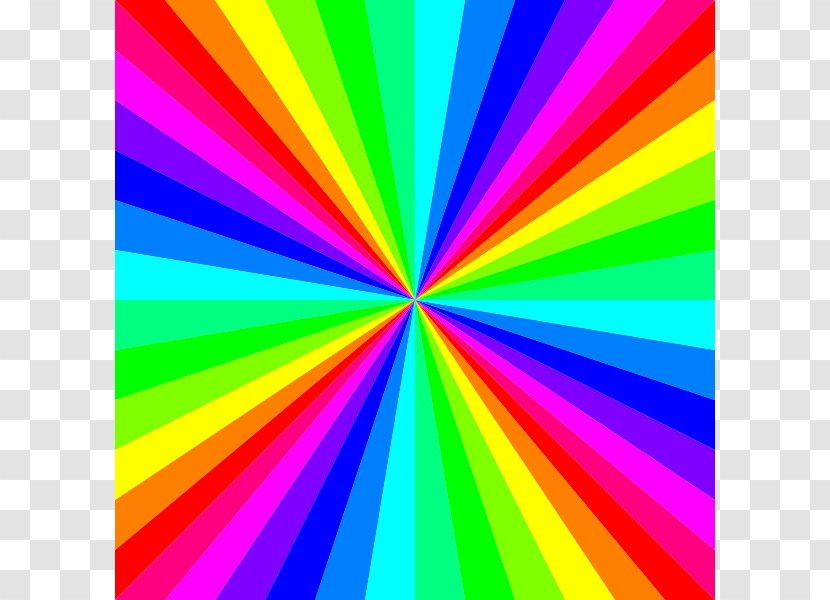 Rainbow Color Square Clip Art - Gradient - Colored Cliparts Transparent PNG