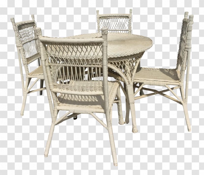 Table Chair Armrest Wicker - Furniture - Noble Transparent PNG