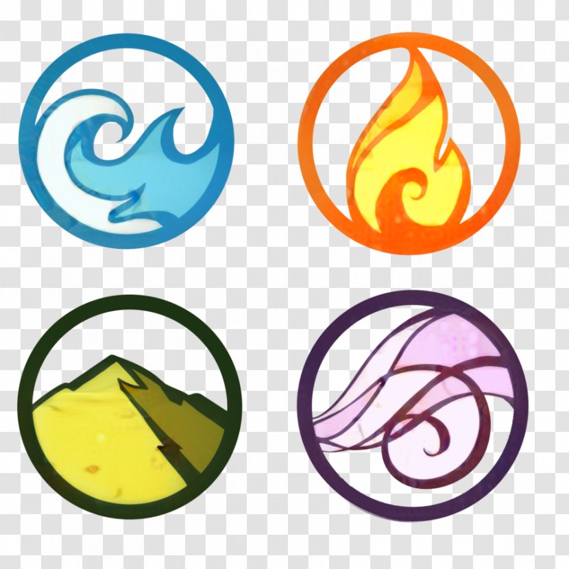 Earth Symbol - Fire - Yellow Wu Xing Transparent PNG
