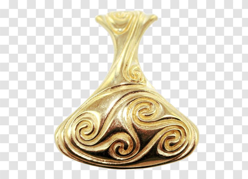 Pendant Celts Celtic Art Jewellery Bijou - Brass Transparent PNG