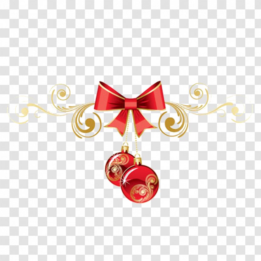 Clip Art - Gold - Christmas Bells Transparent PNG