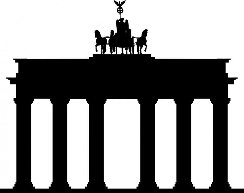 Brandenburg Gate Museum Fernsehturm An Der Havel Landmark - Silhouette - Berlin Wall Transparent PNG