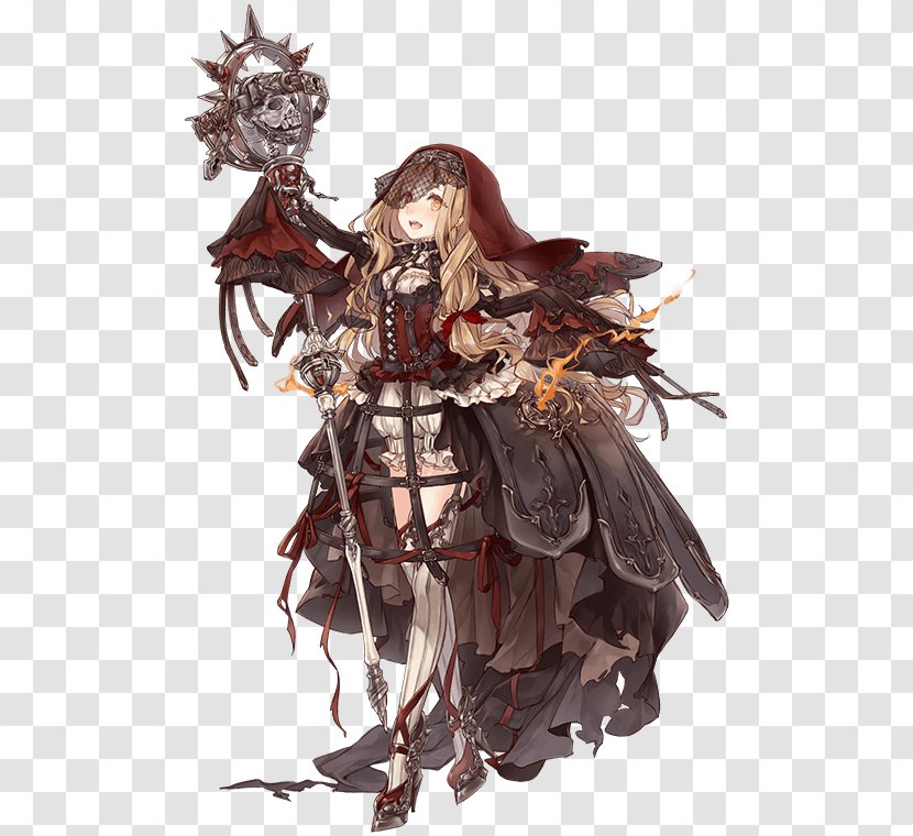 SINoALICE Little Red Riding Hood Cleric Character Costume - Frame - Heart Transparent PNG