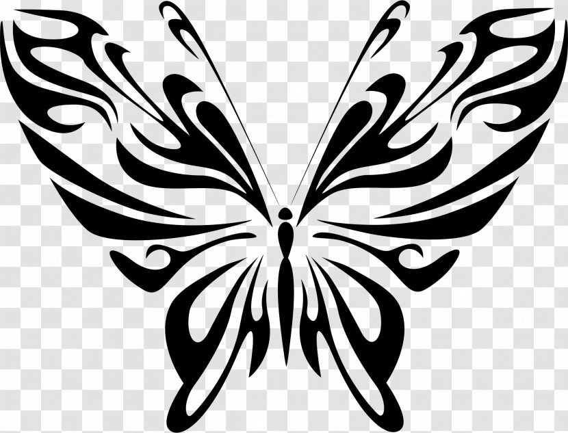 Butterfly Line Art Drawing Clip - Visual Arts - Blue Transparent PNG