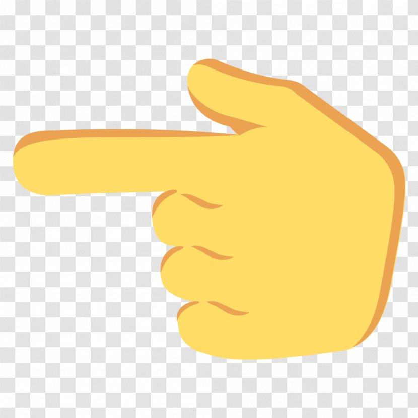 Emoji Discord Hand Index Finger Emoticon - Email - Pointing Transparent PNG