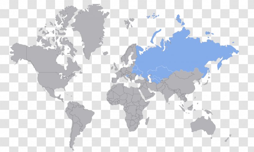 World Map Globe Mercator Projection Transparent PNG