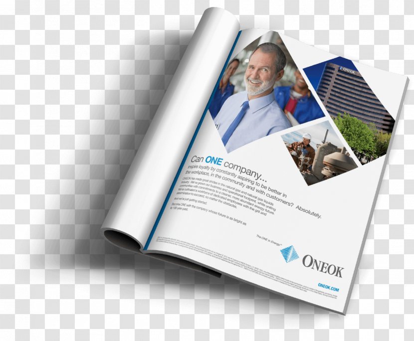 Advertising ONEOK Natural Gas Business Brand - Creative Print Advertisement Transparent PNG