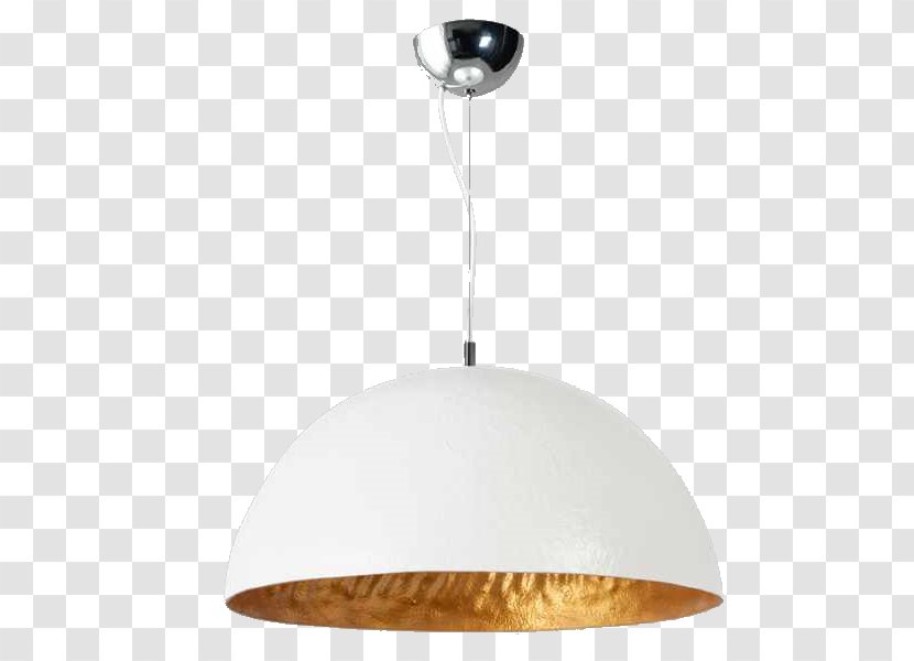 Pendant Light White Gold Białe Złoto - Lamp Transparent PNG